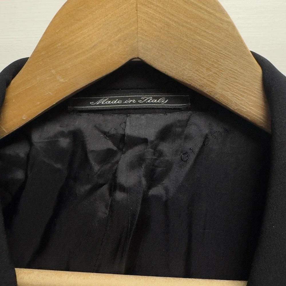 Gucci Men's Size 40 3-Button Black Sport Coat Blazer Jacket Excellent Condition